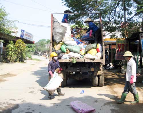 Vận chuyển rác thải